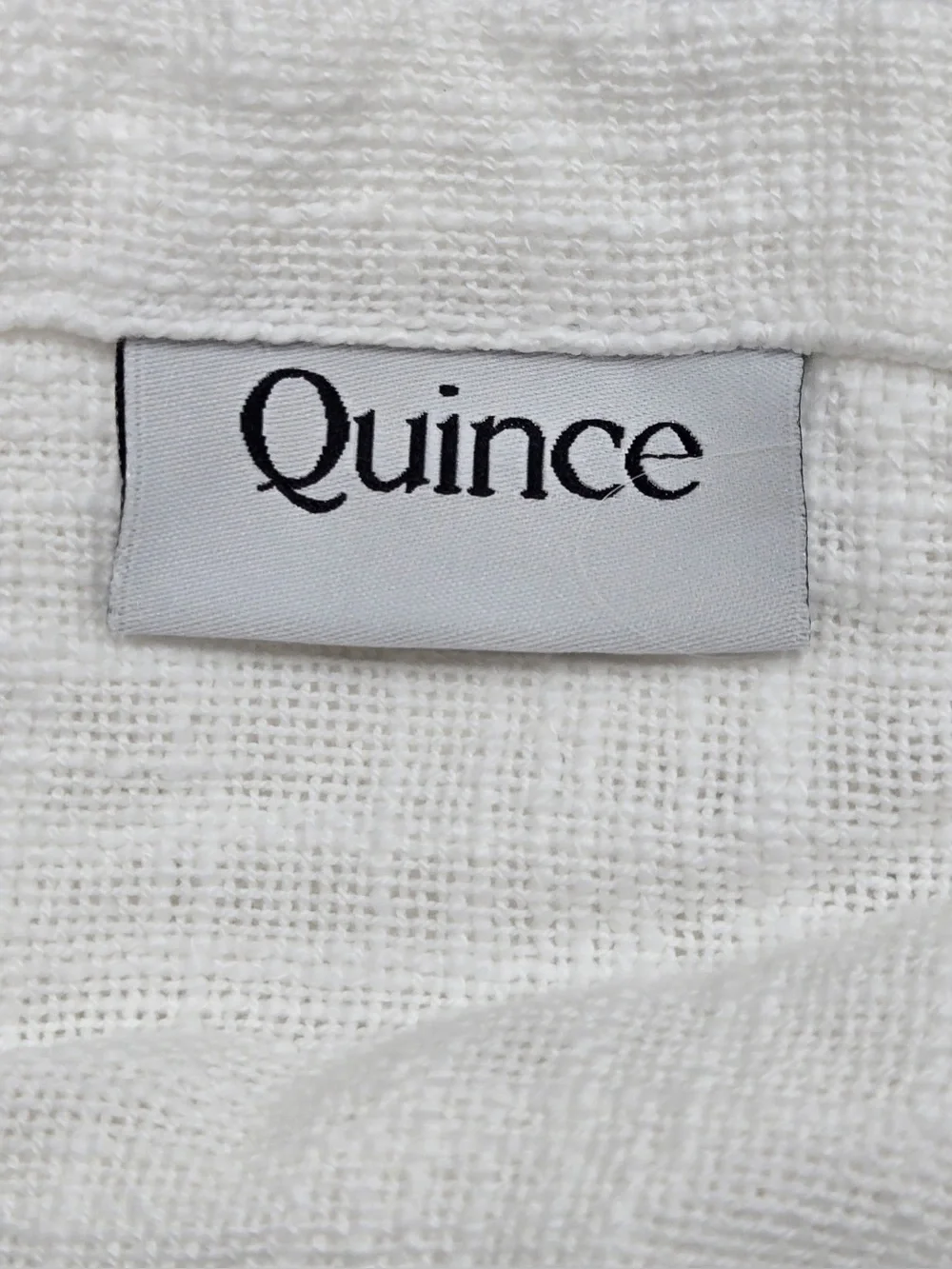 QUINCE Set Of 2 48x84 Cotton Sheer Curtains White 0765